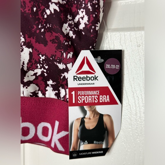 NEW Reebok Performance women’s Sports Bra sizes SMALL & 2XL XXL - Picture 2 of 7